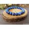 Sodalite and Lapis Lazuli Beaded Bracelet by Rock My Zen
